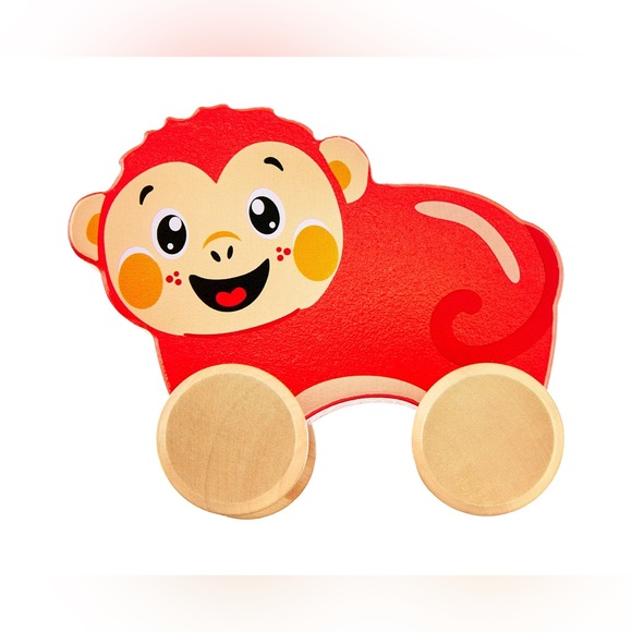NEW Spark Create Imagine Wooden Monkey Car - Picture 1 of 4
